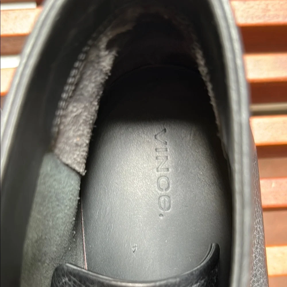 Vince Mens Black Leather Chuka Boots - Picture 3 of 8